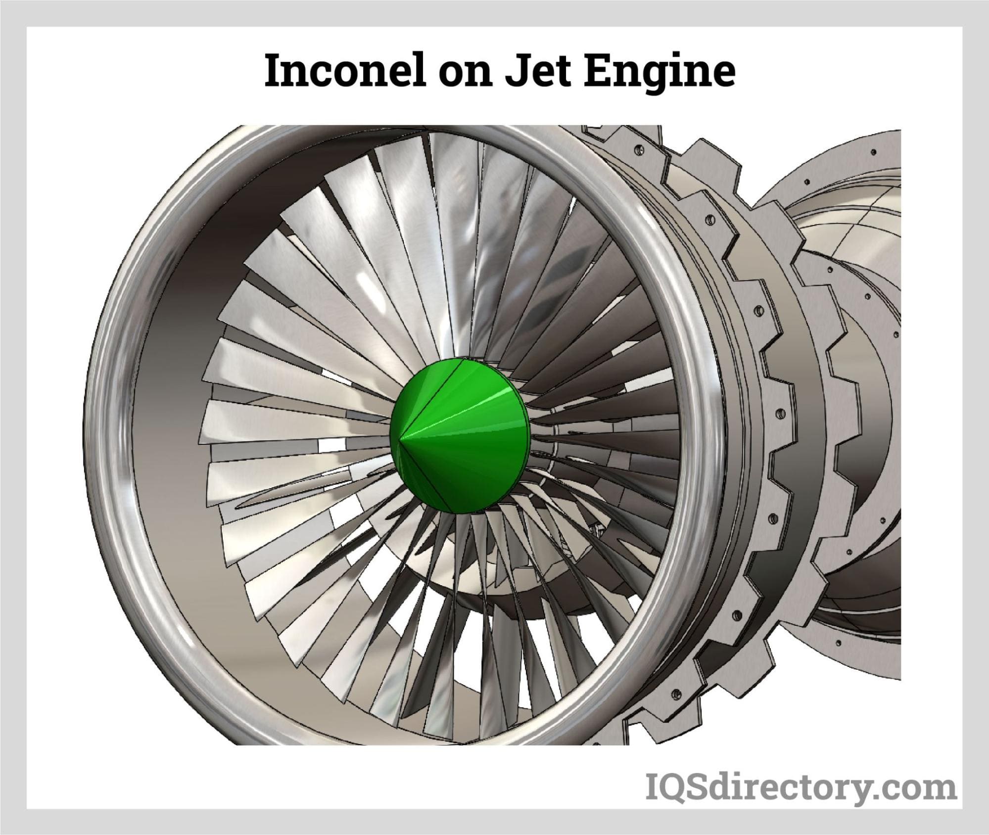 Inconel on Jet Engine